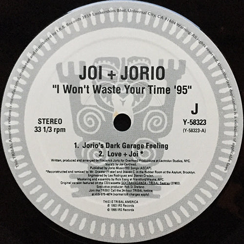 JOI + JORIO // I WON'T WASTE YOUR TIME (4VER)