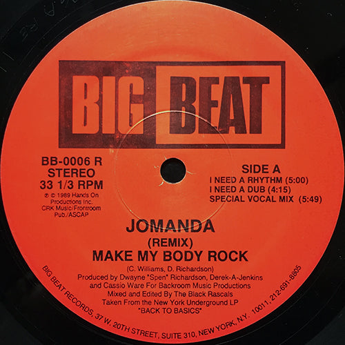 JOMANDA // MAKE MY BODY ROCK (REMIX) (5VER)