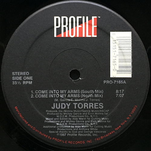 JUDY TORRES // COME INTO MY ARMS (5VER)