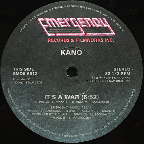 KANO // IT'S A WAR (6:52) / AHJIA (6:10)