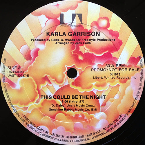 KARLA GARRISON // THIS COULD BE THE NIGHT (6:06)