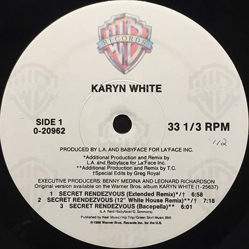 KARYN WHITE // SECRET RENDEZVOUS (5VER) / TELL ME TOMORROW