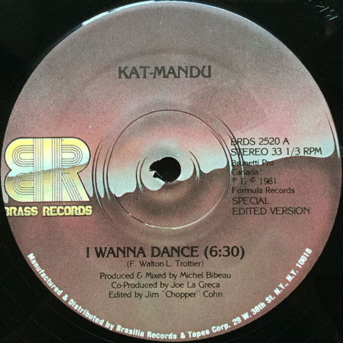 KAT MANDU // I WANNA DANCE (7:34/6:30)