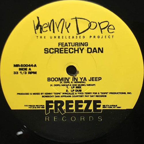 KENNY DOPE feat. SCREECHY DAN // BOOMIN' IN YA JEEP (5VER)