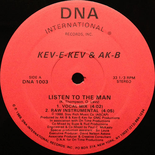 KEV-E-KEV // LISTEN TO THE MAN (4VER)