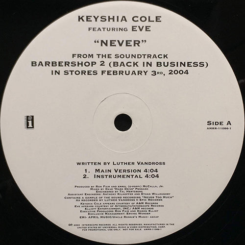 KEYSHIA COLE feat. EVE // NEVER (2VER)