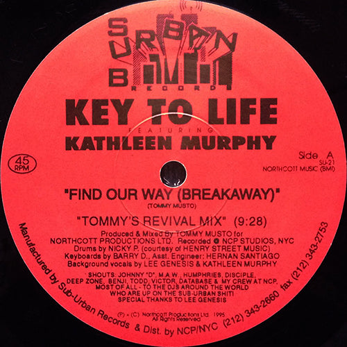KEY TO LIFE feat. KATHLEEN MURPHY // FIND OUR WAY (BREAKAWAY) (3VER)