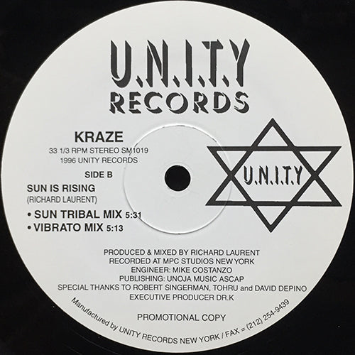 KRAZE // POWER TO MOVE RESPECT TO SOUL MAKOSSA (2VER) / SUN IS RISING (2VER)