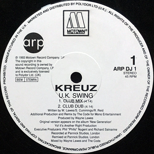 KREUZ // U.K. SWING (4VER)