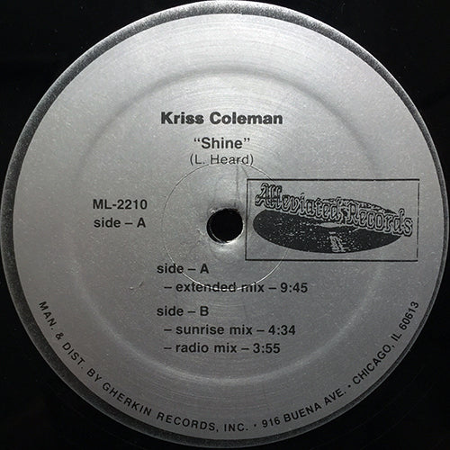 KRISS COLEMAN // SHINE (3VER)