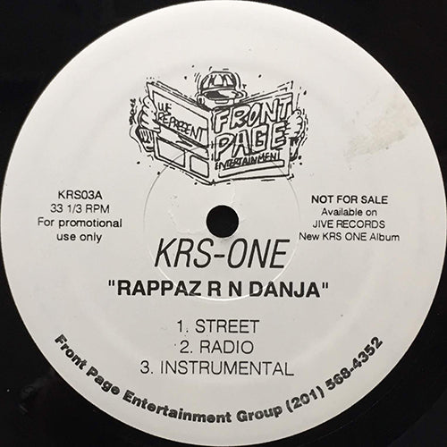 KRS-ONE // RAPPAZ R N DANJA (3VER) / WANNA-BE-MCEEZ (2VER)