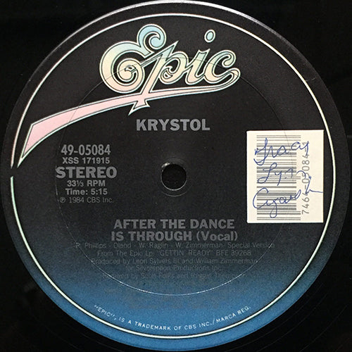 KRYSTOL // AFTER THE DANCE IS THROUGH (5:15) / INST (5:24)