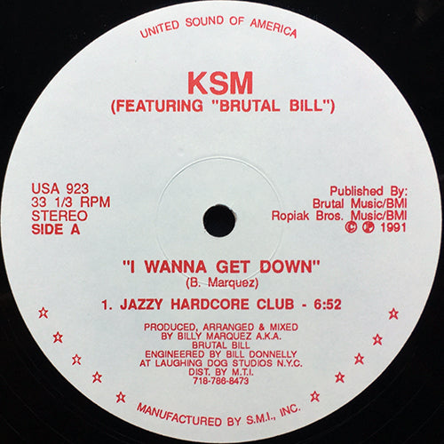 KSM feat. BRUTAL BILL // I WANNA GET DOWN (3VER)