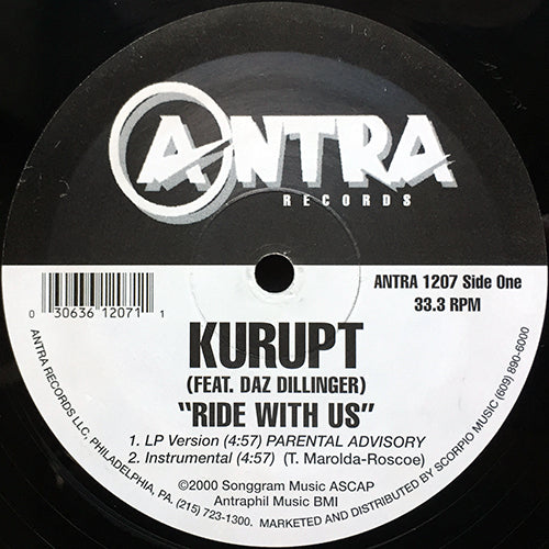 KURUPT feat. DAZ DILLINGER // RIDE WITH US (5VER)