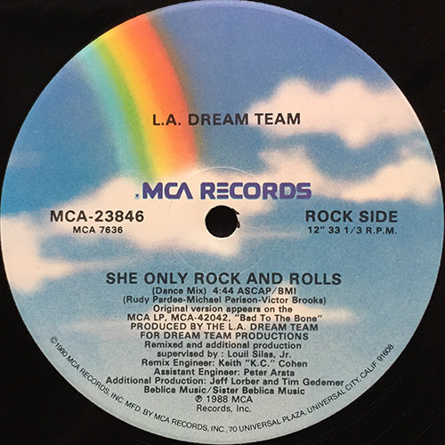 L.A. DREAM TEAM // SHE ONLY ROCK AND ROLLS (2VER) / STOP TO START
