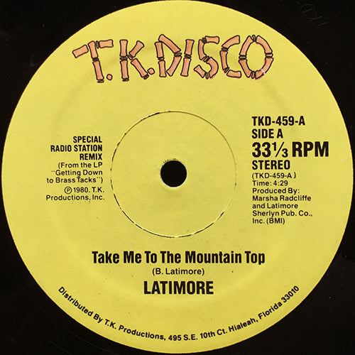 LATIMORE // TAKE ME TO THE MOUNTAIN TOP (4:29/3:40)