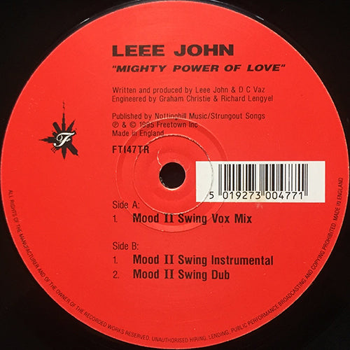 LEEE JOHN // MIGHTY POWER OF LOVE (3VER)