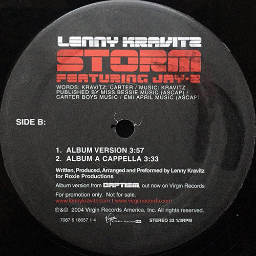 LENNY KRAVITZ feat. JAY-Z // STORM (JUST BLAZE REMIX & ORIGINAL) (4VER)