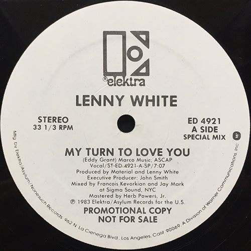 LENNY WHITE // MY TURN TO LOVE YOU (7:07) / DUB (6:38)