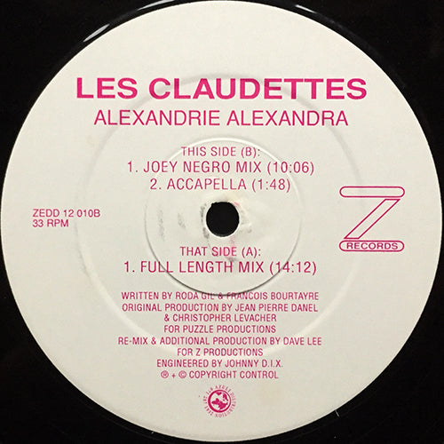 LES CLAUDETTES // ALEXANDRIE ALEXANDRA (7VER)