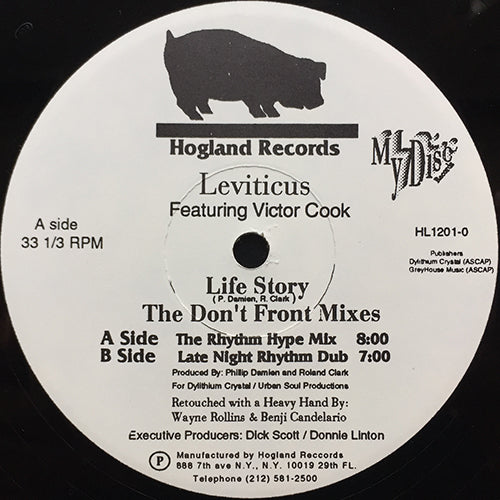 LEVITICUS feat. VICTOR COOK // LIFE STORY (THE DON'T FRONT MIXES) (2VER)
