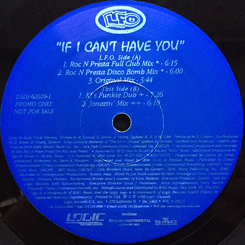 LFO (LYTE FUNKIE ONES) feat. KAYO // IF I CAN'T HAVE YOU (5VER)