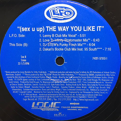 LFO (LYTE FUNKIE ONES) // (SEX U UP) THE WAY YOU LIKE IT (4VER)
