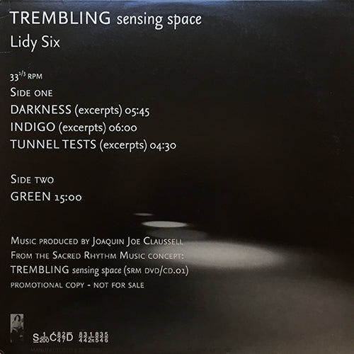 LIDY SIX // TREMBLING SENSING SPACE (EP) inc. DARKNESS / INDIGO / TUNNEL TESTS / GREEN