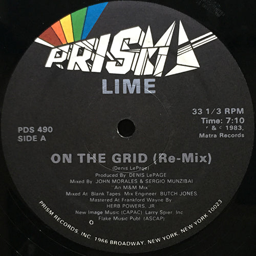 LIME // ON THE GRID (REMIX) (7:10) / DUB (9:30)