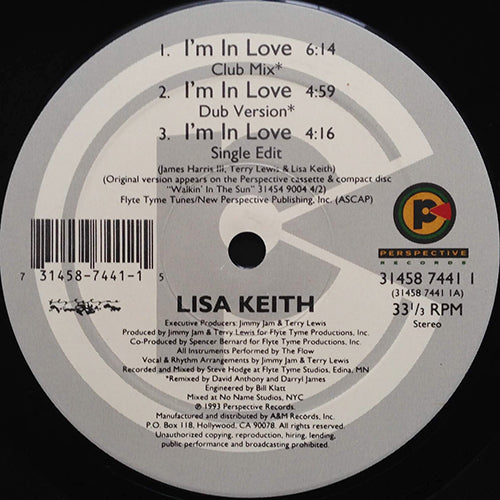 LISA KEITH // I'M IN LOVE (6VER)