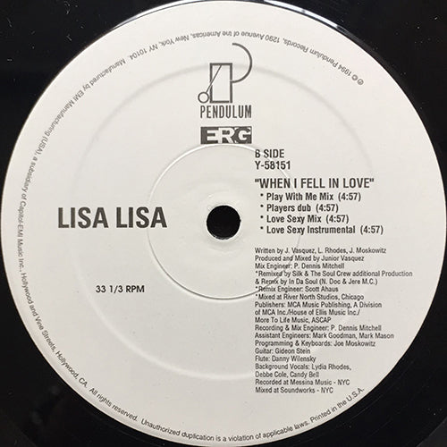 LISA LISA // WHEN I FELL IN LOVE (7VER)