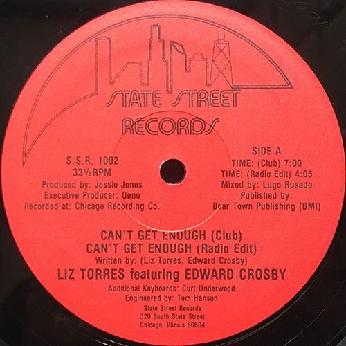 LIZ TORRES feat. EDWARD CROSBY // CAN'T GET ENOUGH (4VER)