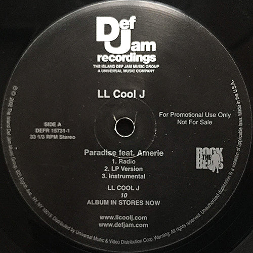 LL COOL J feat. AMERIE // PARADISE (3VER) / AFTER SCHOOL (3VER)