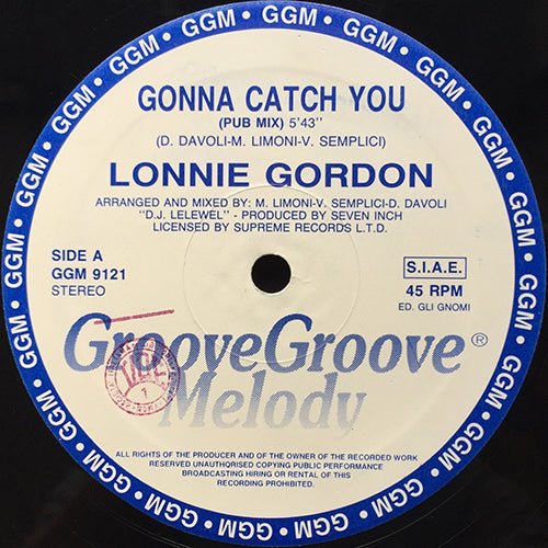 LONNIE GORDON // GONNA CATCH YOU (3VER)
