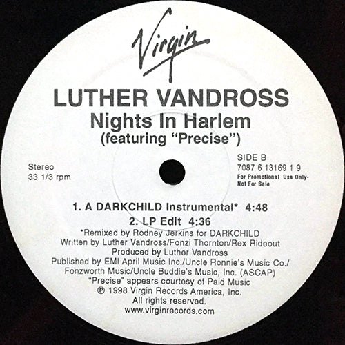 LUTHER VANDROSS feat. PRECISE // NIGHTS IN HARLEM (4VER)