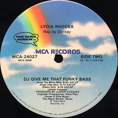 LYDIA RHODES // DJ GIVE ME THAT FUNKY BASS (6VER)