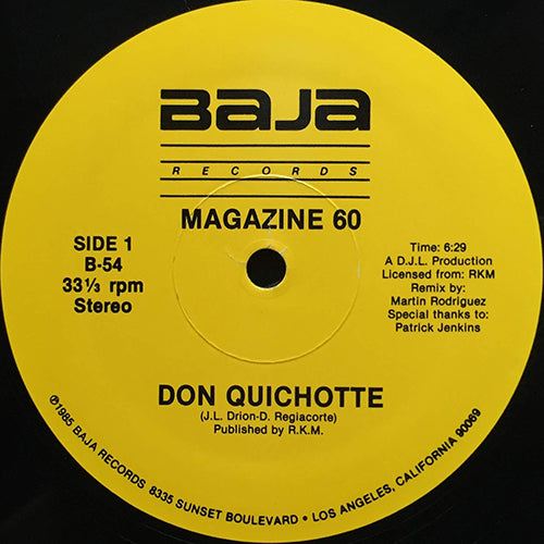 MAGAZINE 60 // DON QUICHOTTE (6:29/5:05)