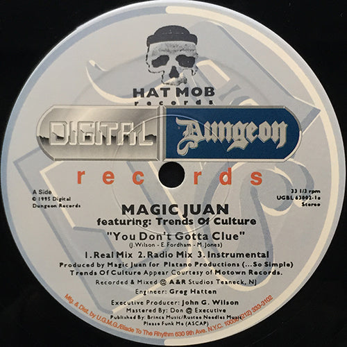 MAGIC JUAN feat. TRENDS OF CULTURE // YOU DON'T GOTTA CLUE (3VER) / CRYSTAL BLUE AHH (2VER) / ESO LO QUE VA (2VER)