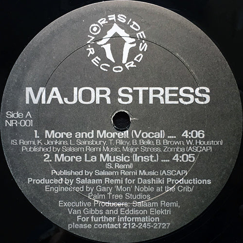 MAJOR STRESS // MORE AND MORE (2VER) / A DAY IN DA STUY (2VER) / STUY BEATS