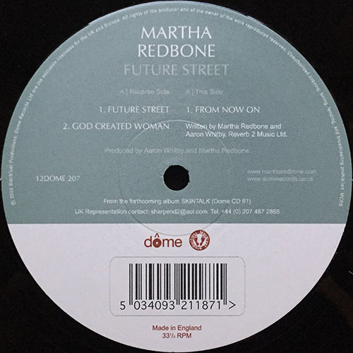 MARTHA REDBONE // FUTURE STREET / GOD CREATED WOMAN / FROM NOW ON