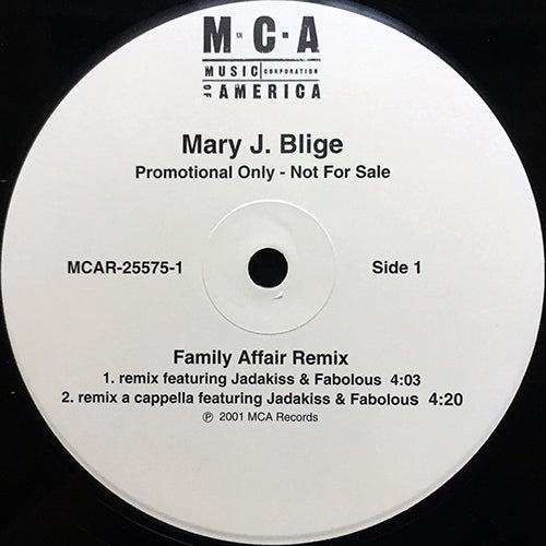 MARY J. BLIGE feat. JADAKISS & FABOLOUS // FAMILY AFFAIR (REMIX) (3VER)