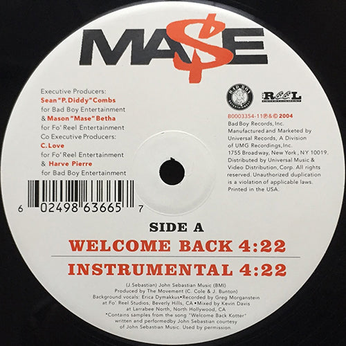 MASE // WELCOME BACK (2VER) / BREATHE, STRETCH, SHAKE (2VER)