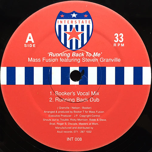 MASS FUSION feat. STEVEN GRANVILLE // RUNNING BACK TO ME (4VER)