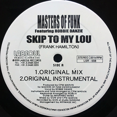 MASTERS OF FUNK feat. ROBBIE DANZIE // SKIP TO MY LOU (4VER)