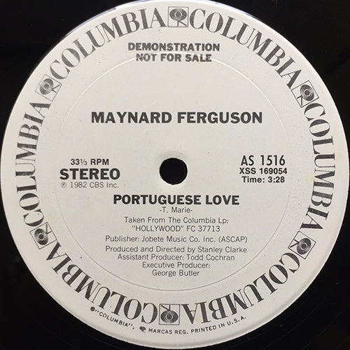 MAYNARD FERGUSON // HOLLYWOOD (3:36) / PORTUGUESE LOVE (3:28)