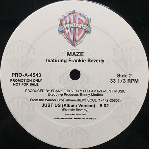 MAZE feat. FRANKIE BEVERLY // JUST US (5:02/3:59)