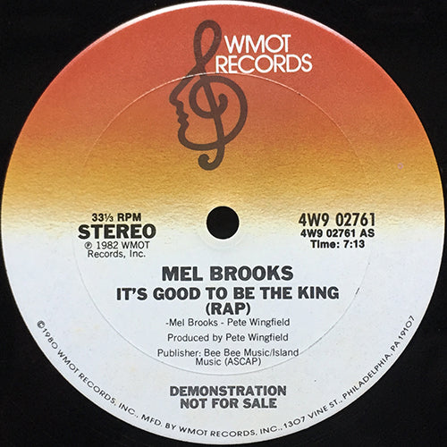 MEL BROOKS // IT'S GOOD TO BE THE KING (7:13) / INST (7:13)