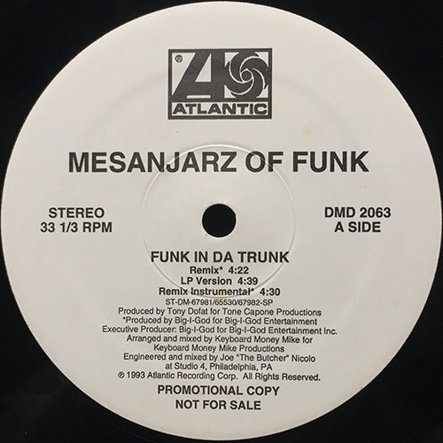 MESANJARZ OF FUNK feat. LORD FINESSE & L BOOGIE // FUNK IN DA TRUNK (4VER) / FLIP DA SCRIPT (2VER)