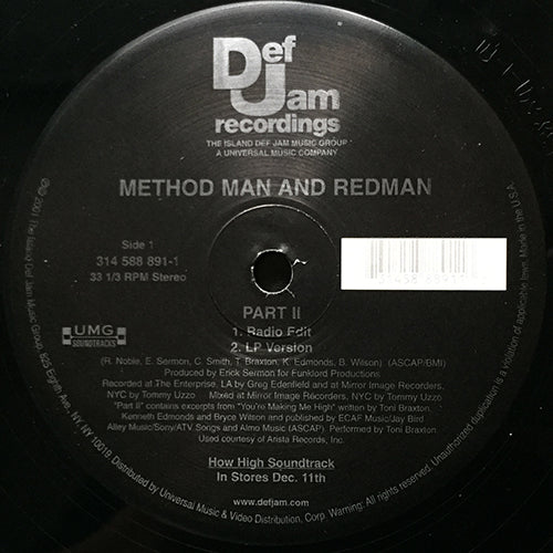 METHOD MAN & REDMAN // PART 2 REMIX (4VER)