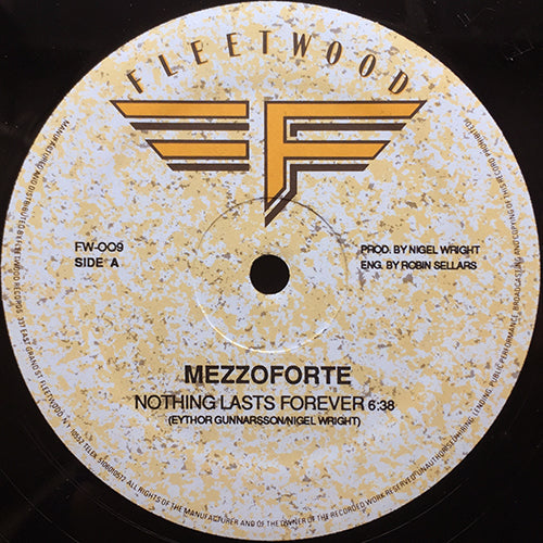 MEZZOFORTE // NOTHING LASTS FOREVER (6:38) / (DUB MIX) (4:54) / JOYRIDE (4:36)